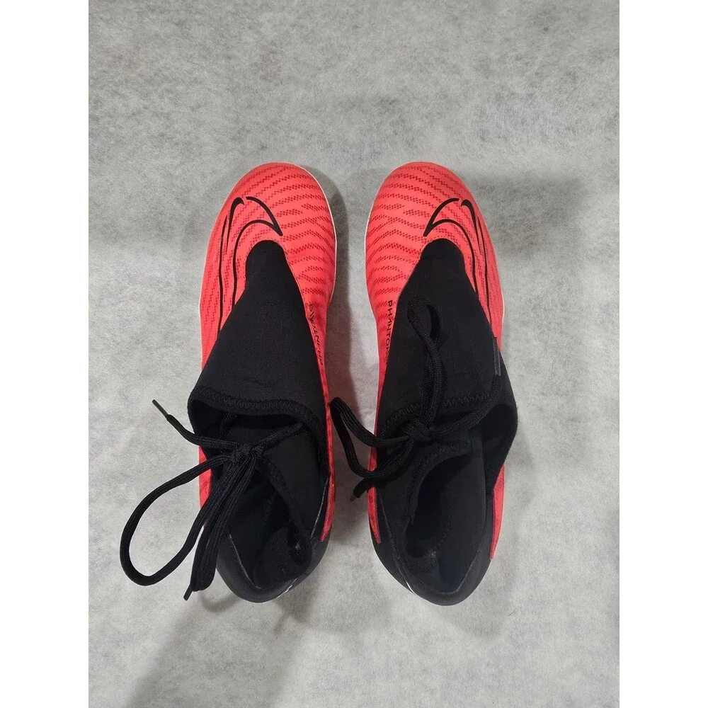 Nike Phantom GX Club DF MG Soccer Cleats Crimson/Black Size 8.5 - Great Studs